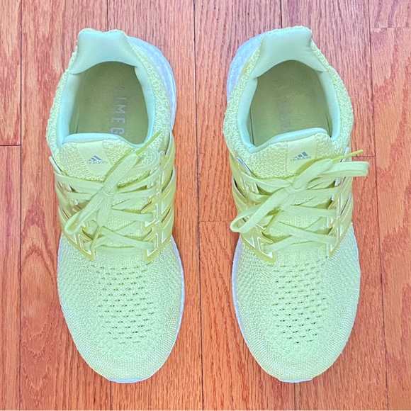 Adidas ultraboost dna pulse yellow green knit athletic shoes - Picture 4 of 10